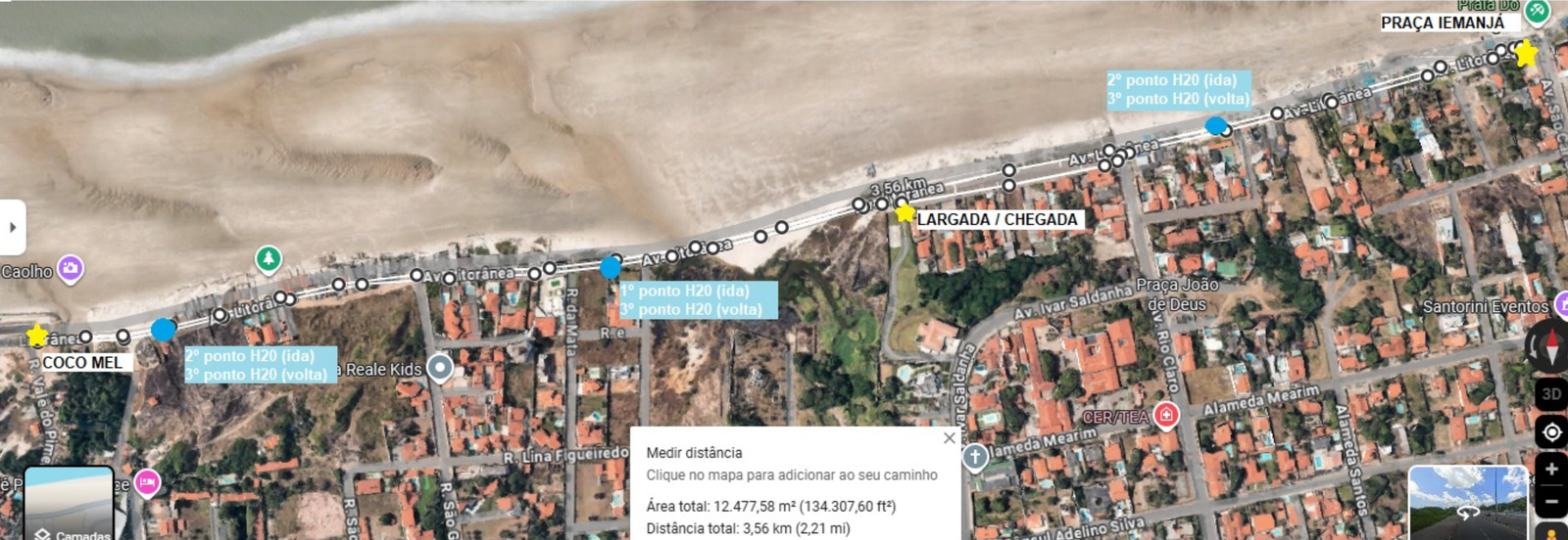 Mapa do Percurso DB Runner 2026